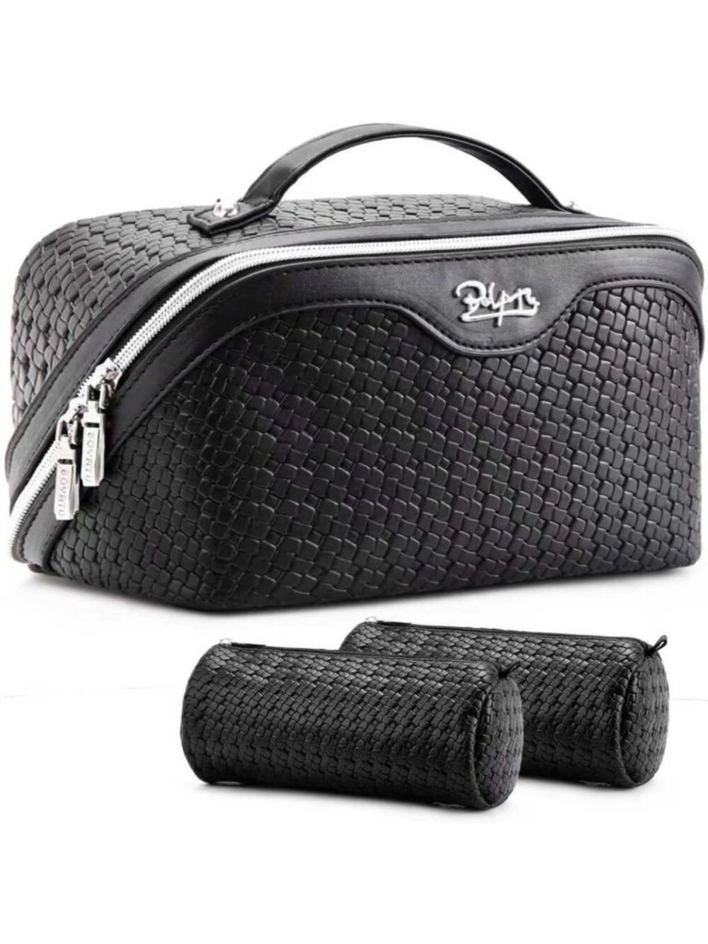 BOYATU Travel Makeup Bag Cosmetic Bags for Women: 3 Pcs Set Make up Bag
